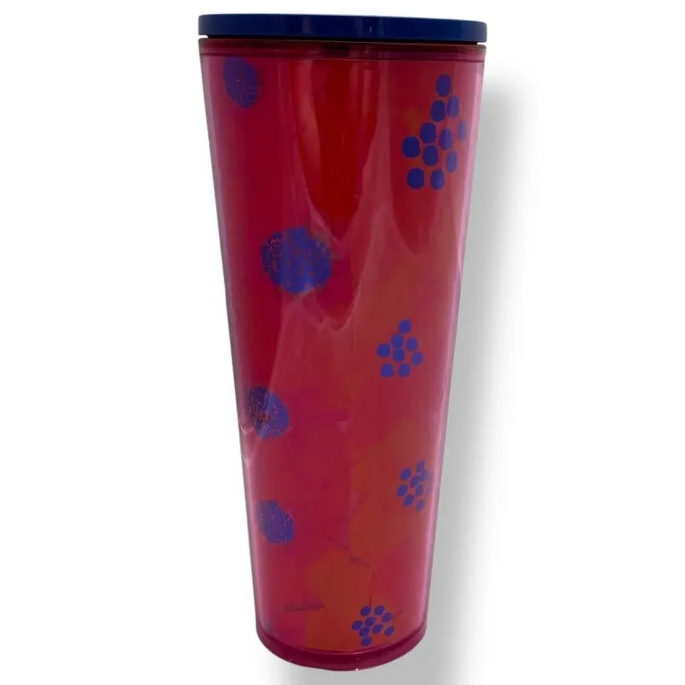 Starbucks Flower Dancing Blooms Summer 2022 Floral Hibiscus Tumbler Cup with Lid